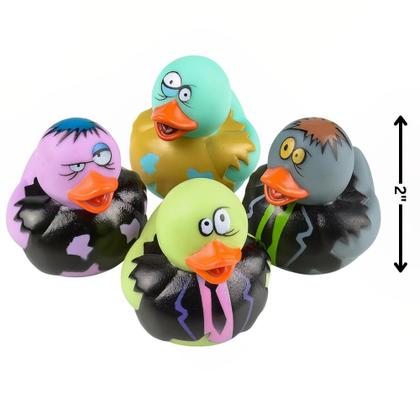 Imagem de Rubber Duckies Adventure Planet Zombie, pacote a granel de 5 cm com 12