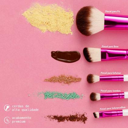 Imagem de Ruby Kisses Kit de Pincéis - Rosto e Olhos