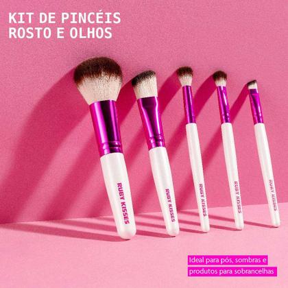 Imagem de Ruby Kisses Kit de Pincéis - Rosto e Olhos