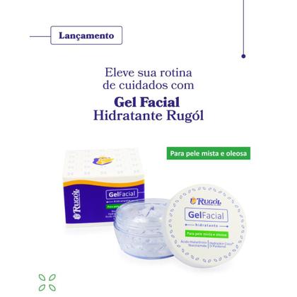 Rugól Gel Facial Hidratante 60g Original - Rugol - Hidratante