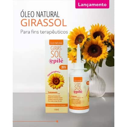 Imagem de Rugól Óleo Natural de Girassol Epilê Hipoalergênico 110ml - Rugol