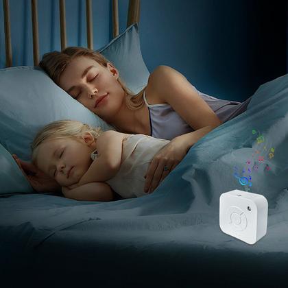 Imagem de Ruído Branco Bebê Aparelho Relaxamento Sono Ninar Dormir com 9 Sons Led USB recarregável