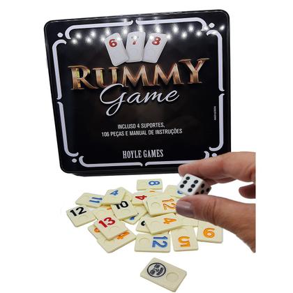 Imagem de Rummy Game 106 Pedras com Suporte Jogo De Tabuleiro Rummikub
