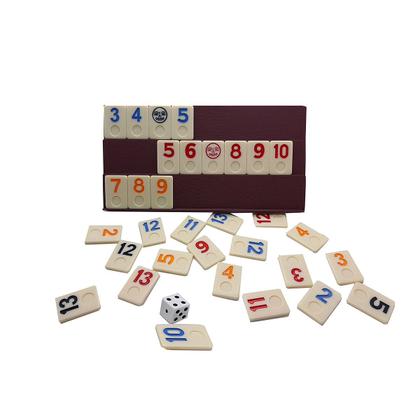 Imagem de Rummy Game 106 Pedras com Suporte Jogo De Tabuleiro Rummikub