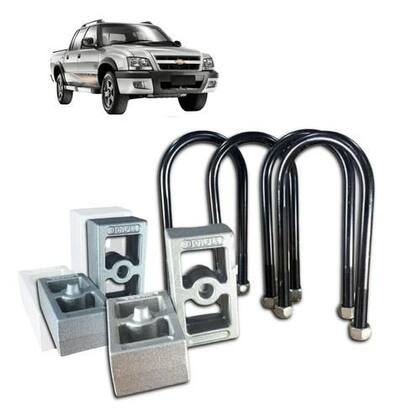 Imagem de S10 até 2012 Kit traseiro para rebaixar 8cm Reforçado