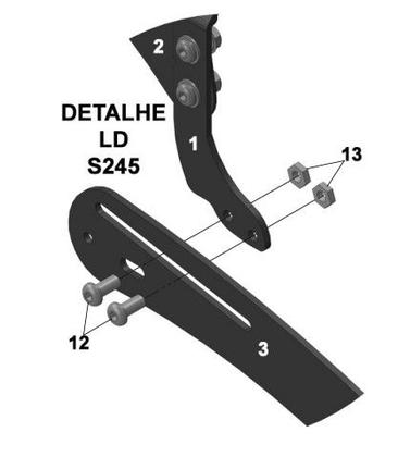 Imagem de S245 Sissybar Ajustável Kawasaki Vulcan S 650