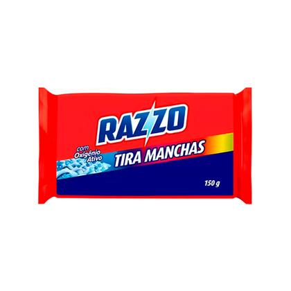 Imagem de Sabão Barra Razzo Tira Manchas Kit Com 12 Unidades De 150g