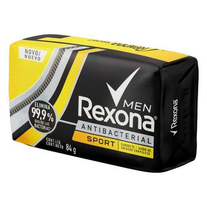 Imagem de Sabão Em Barra Rexona Antibacterial Sport Men De 84 G