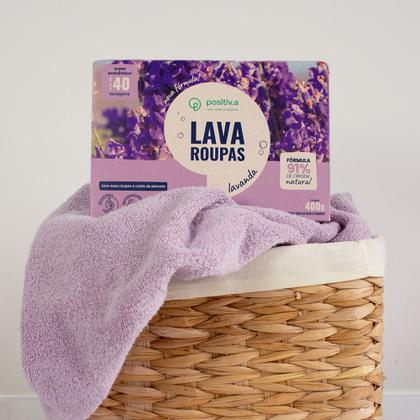 Imagem de Sabão Em Pó Ecológico Vegano Biodegradável Lavanda 400g