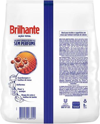 Imagem de Sabão em Pó sem perfume Brilhante 4kg