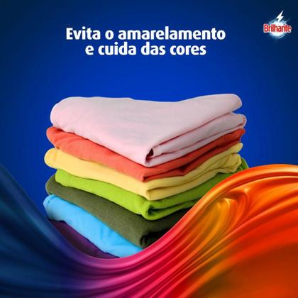 Imagem de Sabão Líquido Brilhante Roupas Brancas e Coloridas Limpeza Total 3L