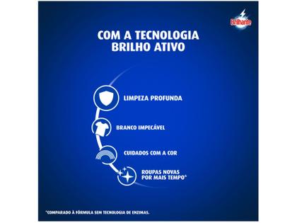 Sabão Líquido Lava Roupas Brilhante Limpeza Total 3L Imagem de Sabão Líquido Lava Roupas Brilhante Limpeza Total 3L