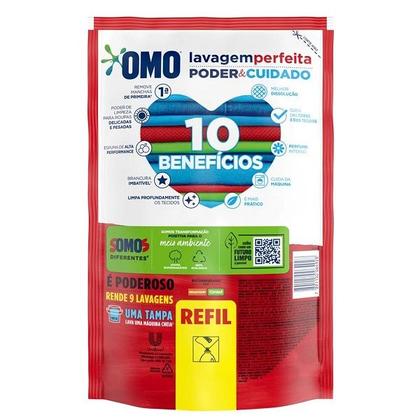 Imagem de Sabão Líquido Lavagem Perfeita Omo Refil 900ml