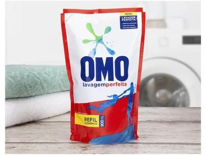 Imagem de Sabão Líquido Lavagem Perfeita Omo Refil 900ml