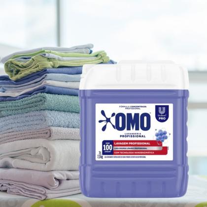 Imagem de Sabão Líquido Omo Lavanderia Profissional Lavagem Perfeita Profissional 7L