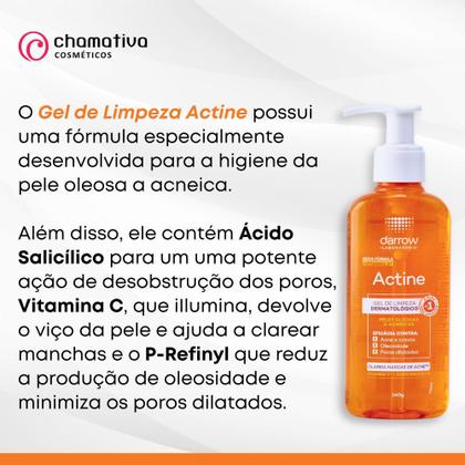 Imagem de Sabonete 140ml Actine Pele Oleosa + Gel Trat Secativo Darrow 30g