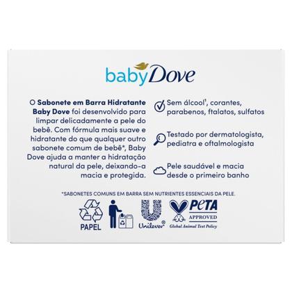 Imagem de Sabonete Baby Dove Hipoalergênico Hidratação Enriquecida 75g