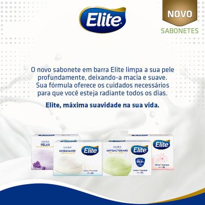 Imagem de Sabonete Barra Elite Antibacteriano 85G 4 Unidades