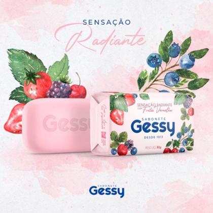 Imagem de Sabonete Barra Gessy Sensação Radiante Frutas Vermelhas 80g