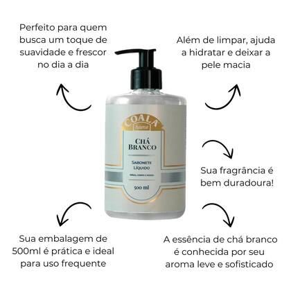 Imagem de Sabonete Coala Liquido Cha Branco 500ML 3116007