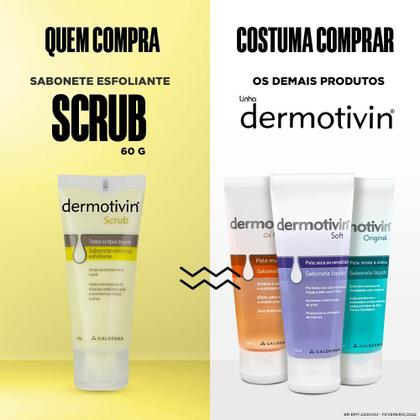 Imagem de Sabonete Cremoso Esfoliante Facial para Todos os Tipos de Pele Dermotivin Scrub