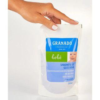 Imagem de Sabonete de Glicerina Granado Bebe Lavanda, Refil, Liquido, 1 Unidade Com 250Ml