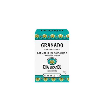 Imagem de Sabonete em Barra 90g Chá Branco Glicerina Vegetal Óleo de Palma Revigorante Granado