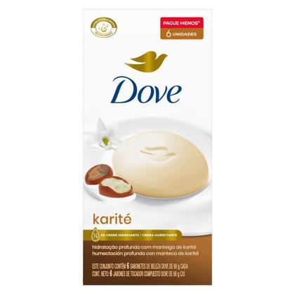 Imagem de Sabonete Em Barra Dove Karite 90g - 6 Unidades
