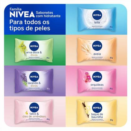 Imagem de Sabonete Em Barra Hidratante Nivea Lavanda E Óleos 85g