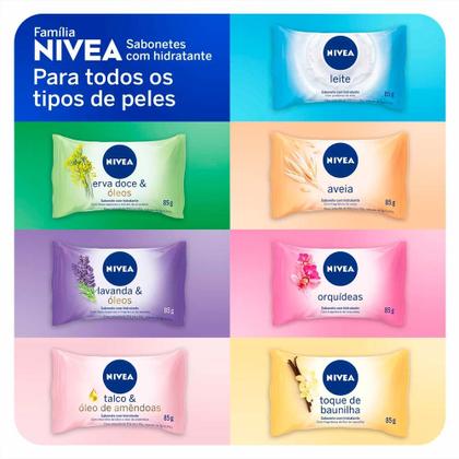 Imagem de Sabonete em Barra Hidratante NIVEA Orquídeas