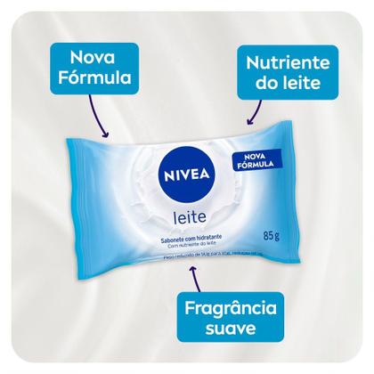 Imagem de Sabonete Em Barra Hidratante Nivea Proteína Do Leite 85g