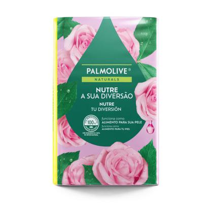 Imagem de Sabonete em Barra Palmolive Naturals Nutrição Cremosa Leite e Pétalas de Rosa 85g