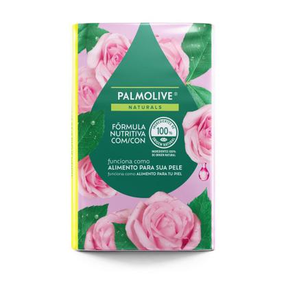 Imagem de Sabonete em Barra Palmolive Naturals Nutrição Cremosa Leite e Pétalas de Rosa 85g