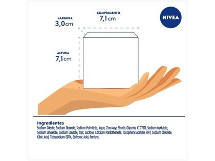 Imagem de Sabonete em Barra para o Corpo Nivea Pure Milk Sensitive 90g Cada 6 Unidades