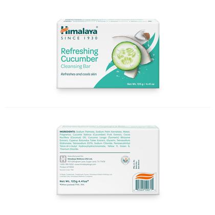 Imagem de Sabonete em barra refrescante de limpeza de pepino Himalaya, 130 ml, pacote com 6