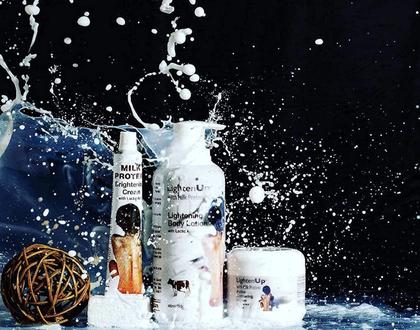 Imagem de Sabonete esfoliante OMIC Lighten-Up Lactic Acid 200g com karité