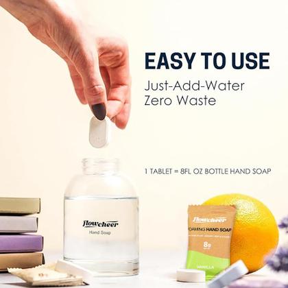 Imagem de Sabonete espumante para mãos reabastece flowcheer, pacote com 12 unidades de 2,8 L