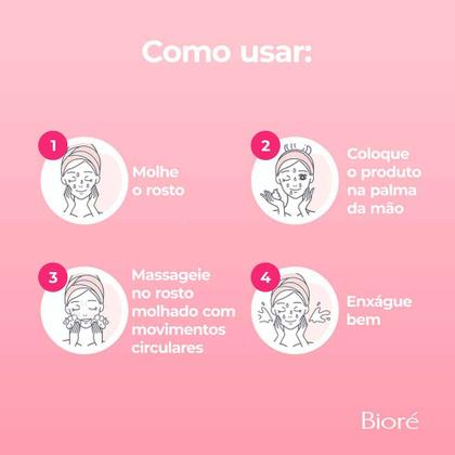 Imagem de Sabonete Facial Bioré - Marshmallow Limpeza Facial Moist