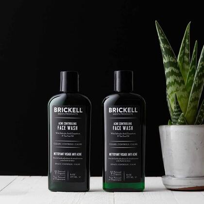 Imagem de Sabonete facial Brickell Masculino Acne 2% Ácido Salicílico 180mL