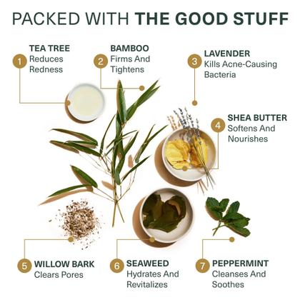 Imagem de Sabonete facial com ácido glicólico Botanic Tree 10% AHA com ácido salicílico