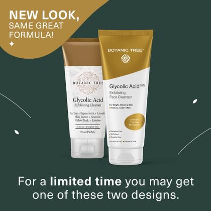 Imagem de Sabonete facial com ácido glicólico Botanic Tree 10% AHA com ácido salicílico