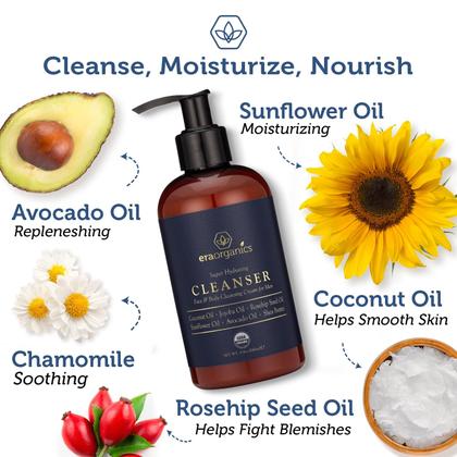 Imagem de Sabonete facial e corporal Era Organics USDA Organic para homens