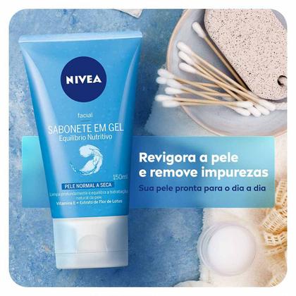 Imagem de Sabonete Facial em Gel NIVEA Equilíbrio Nutritivo