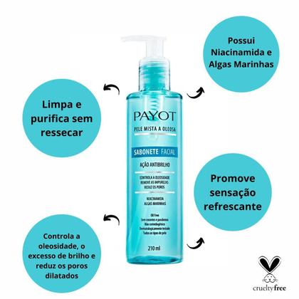 Imagem de Sabonete Facial Payot Pele Mista A Oleosa 210ml