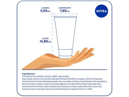Imagem de Sabonete Gel Facial Nivea Petals Aqua Rose 3 em 1 - 150ml