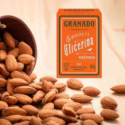 Imagem de Sabonete Granado Extrato de Amêndoa Doce Glicerina Vegetal Natural em Barra 90g