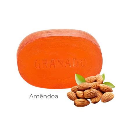 Imagem de Sabonete Granado Extrato de Amêndoa Doce Glicerina Vegetal Natural em Barra 90g