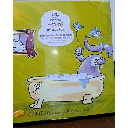 Imagem de Sabonete Infantil Em Barra Mistureba Sortido 4x90g - Natura