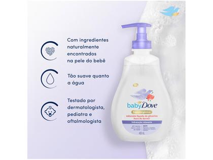 Imagem de Sabonete Infantil Líquido Relaxante de Glicerina Baby Dove Hora de Dormir 400ml