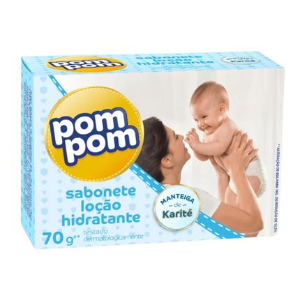 Imagem de Sabonete Infantil Pom Pom Pack Combo 5 Unidades 70Grs Cada Bebê Neném